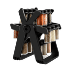 SpaceSaver Premium Rotating Spice Rack – 18 Jars