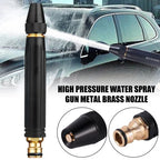 Premium High Pressure Water Hose Nozzle Sprayer for Car Wash, Garden & Home Cleaning