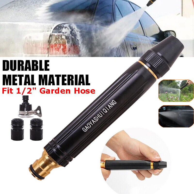 Premium High Pressure Water Hose Nozzle Sprayer for Car Wash, Garden & Home Cleaning