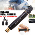 Premium High Pressure Water Hose Nozzle Sprayer for Car Wash, Garden & Home Cleaning